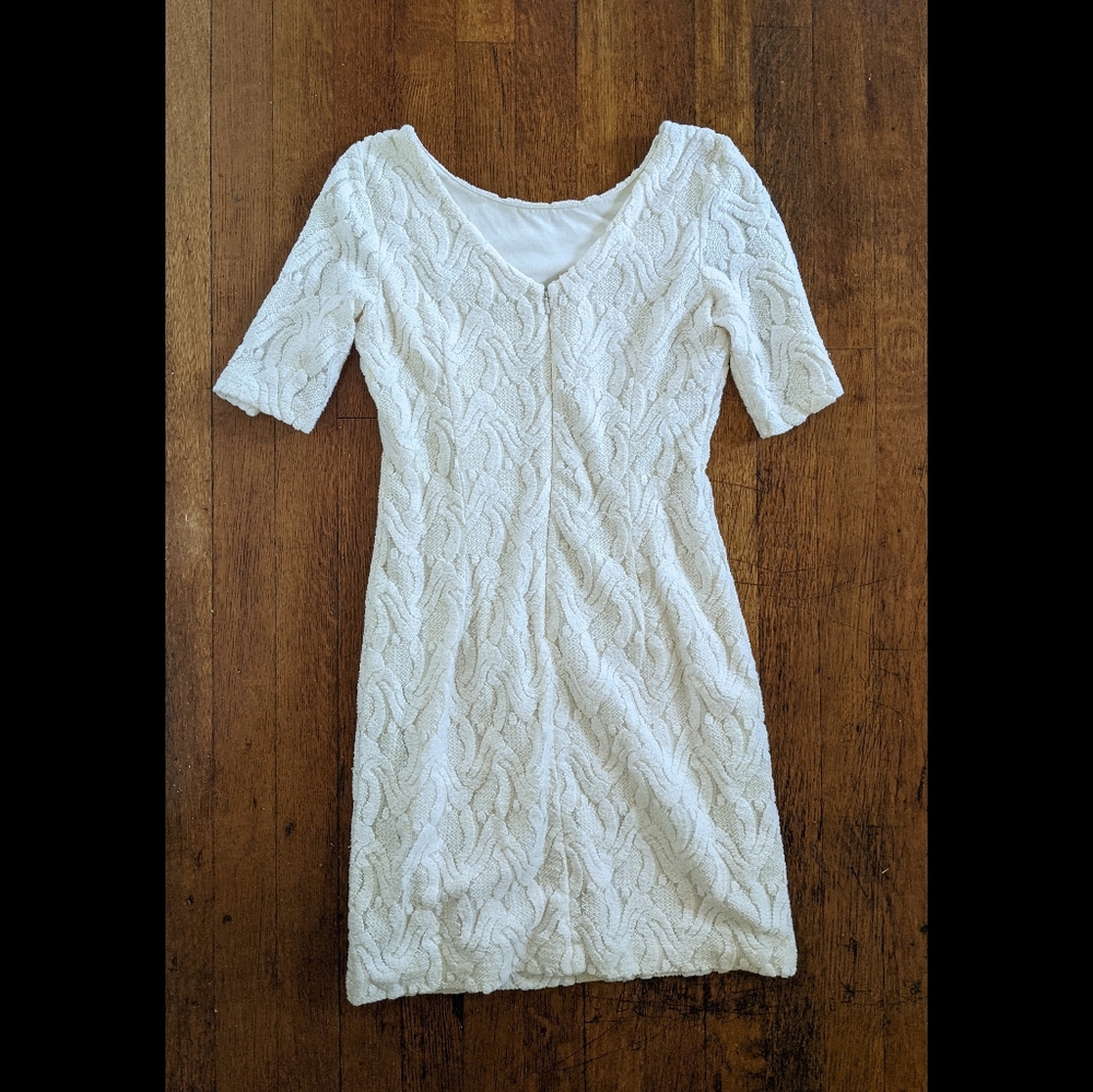Ann Taylor White Dress 0p - Picture 2 of 3
